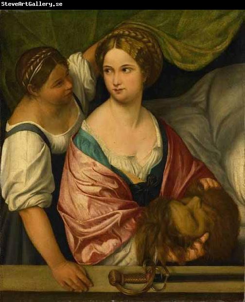 Il Pordenone Judith with the head of Holofernes.